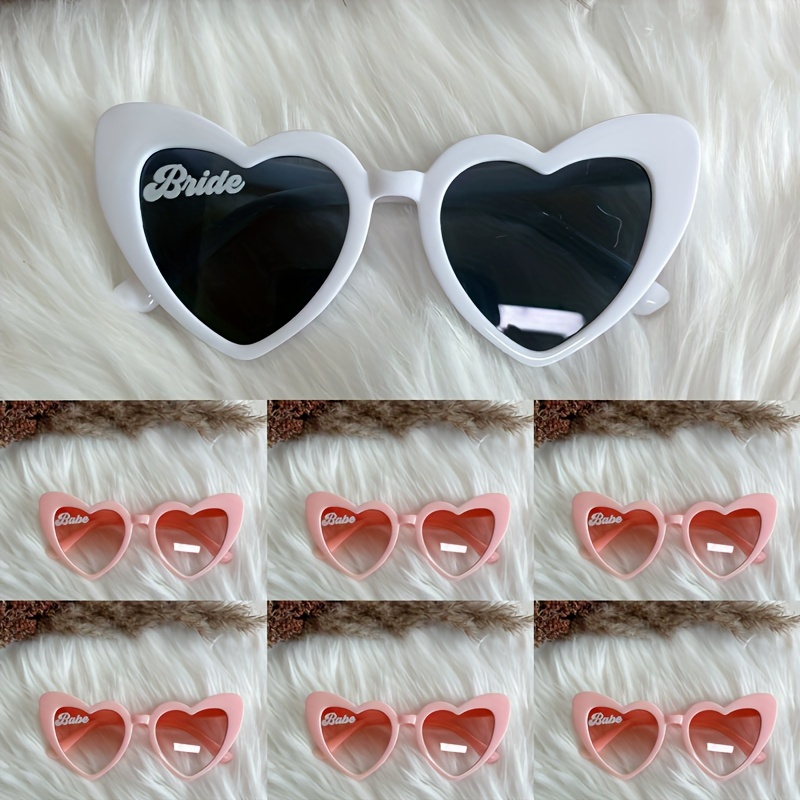 Set lentes corazón personalizados (2 unidades) – Toques de Boda