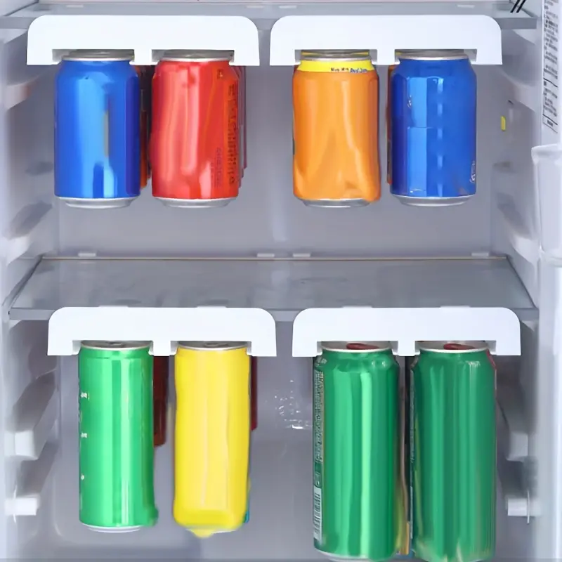 Refrigerator Beverage Container Beverage Cans Shelves Hand - Temu