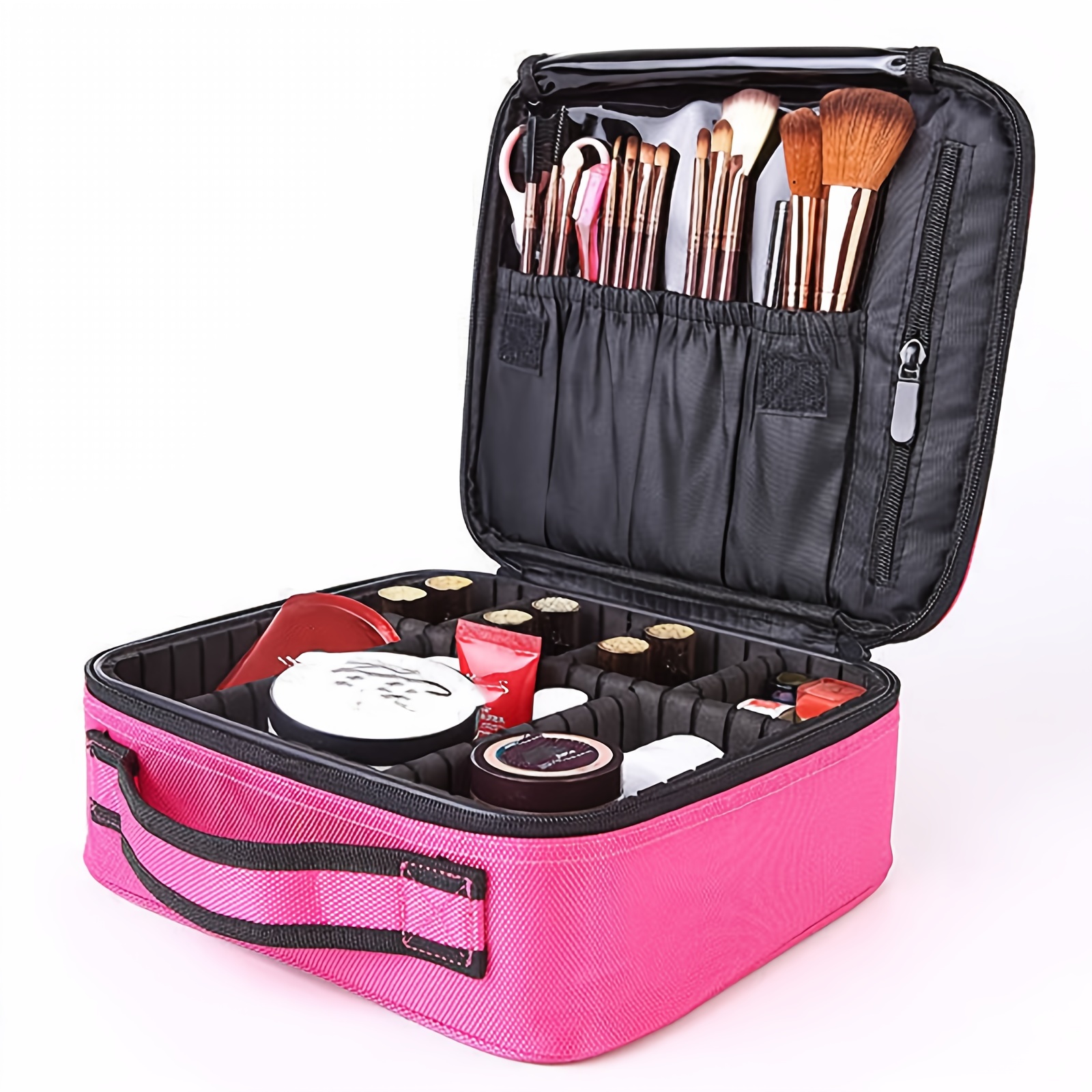 Makeup Beauty Case Professional Cosmetic Organizer Box - Temu