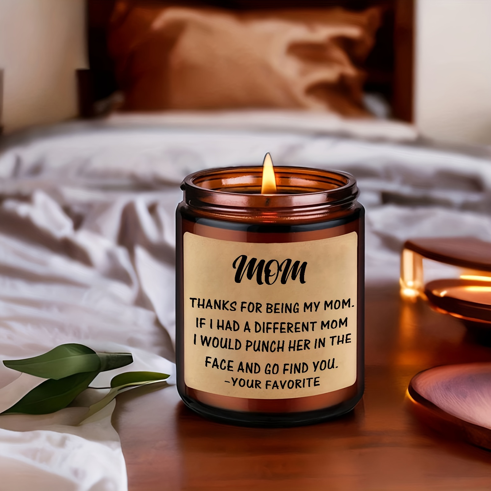 Mother's Day Gifts for Mom from Daughter Son Mom Candle Thanks for