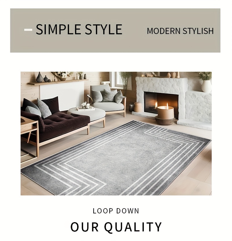 Rugs with material on the back