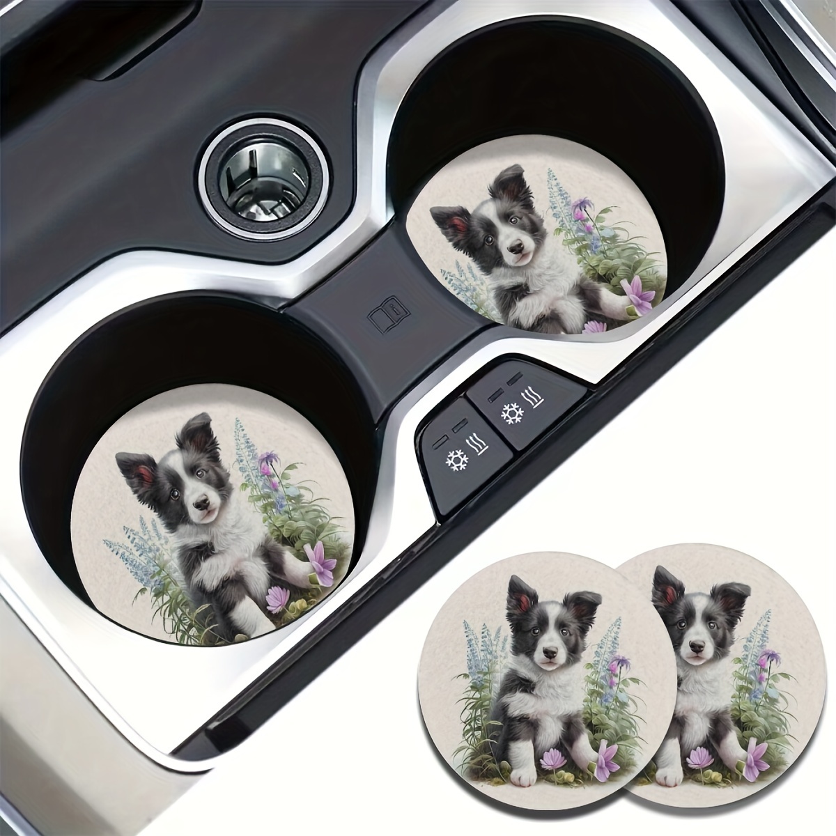 Dog water bowl clearance for car cup holder