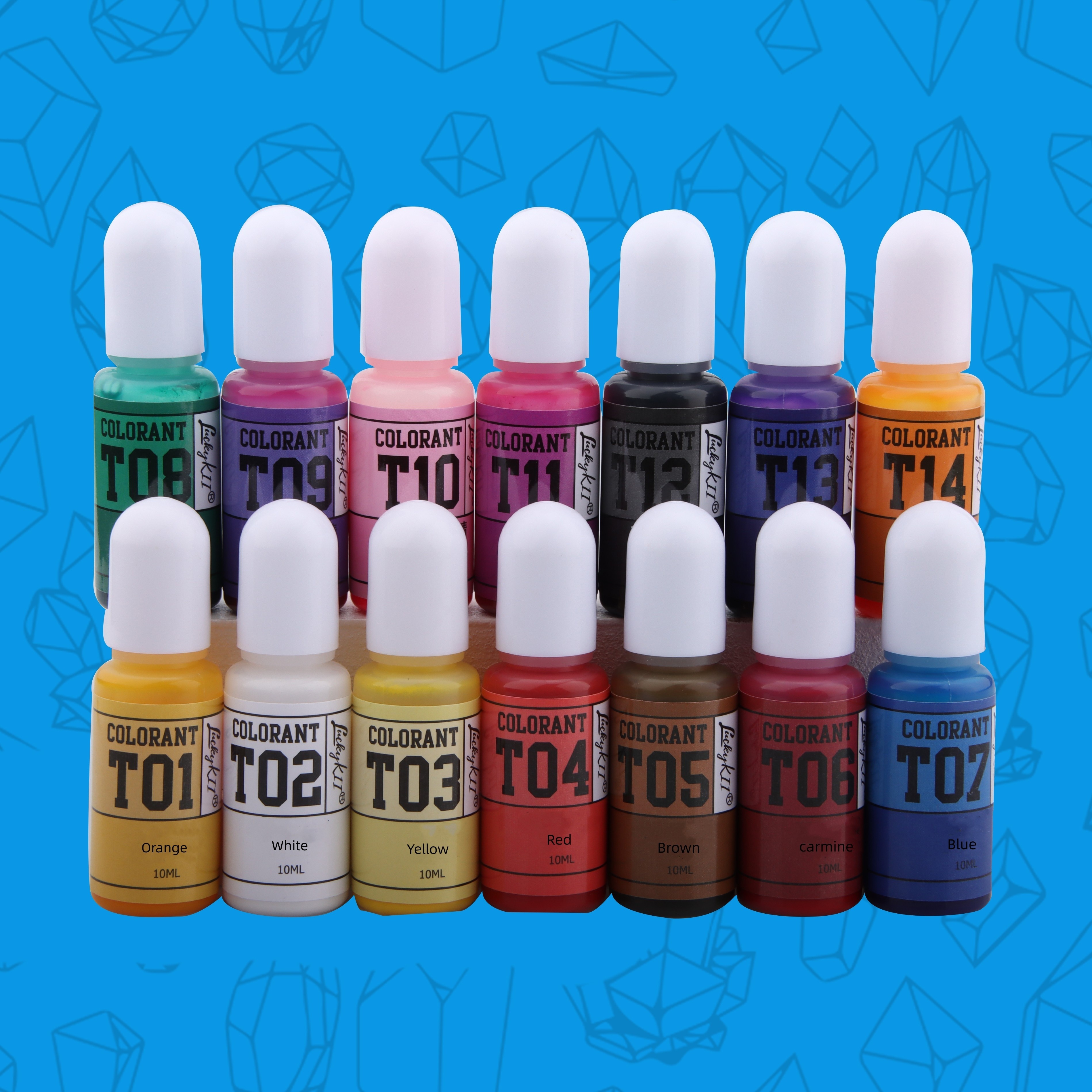 Uv Epoxy Glue Diy 40 Color Candy Liquid Resin Pigment For - Temu