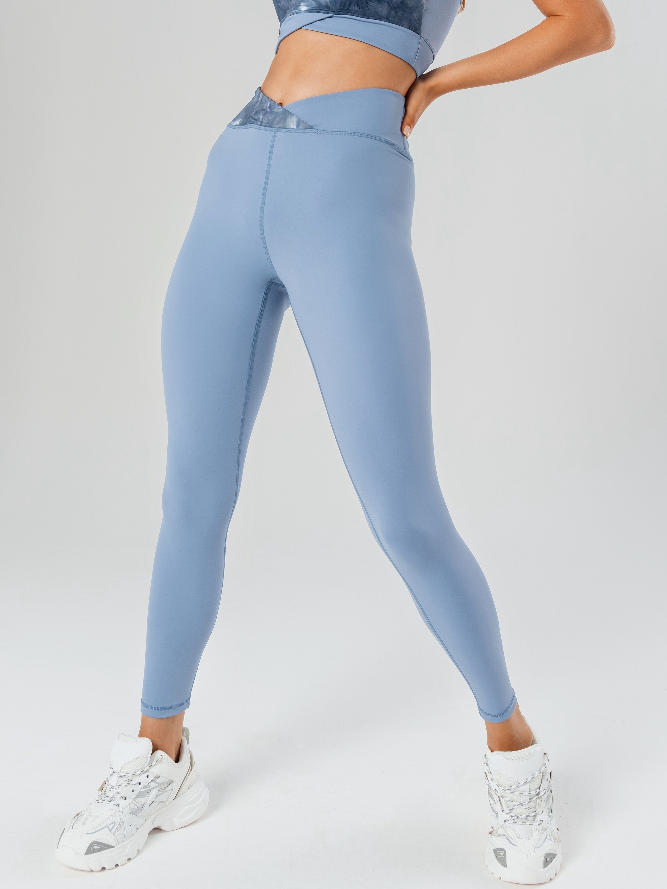Stretchy Solid Color High Waist Winter Leggings Butt Lifting