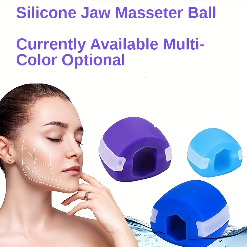 Hot Sale Jaw Trainer Facial Muscle Exercise Artifact Face Jaw Line  Masticator Silicone Masseter Fitness Ball Equipment For Home - AliExpress