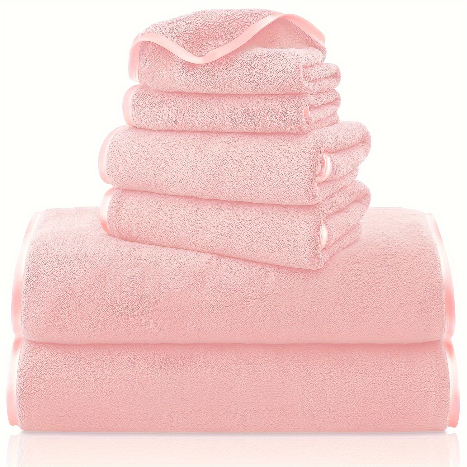 8pcs Microfiber Towel Set Super Absorbent And Soft Quick Dry Lightweight 4 Bath  Towels 28in*55in & 4 Hand Towels 14in*30in For pools Beach Bathroom hotels  showers beaches gyms and more