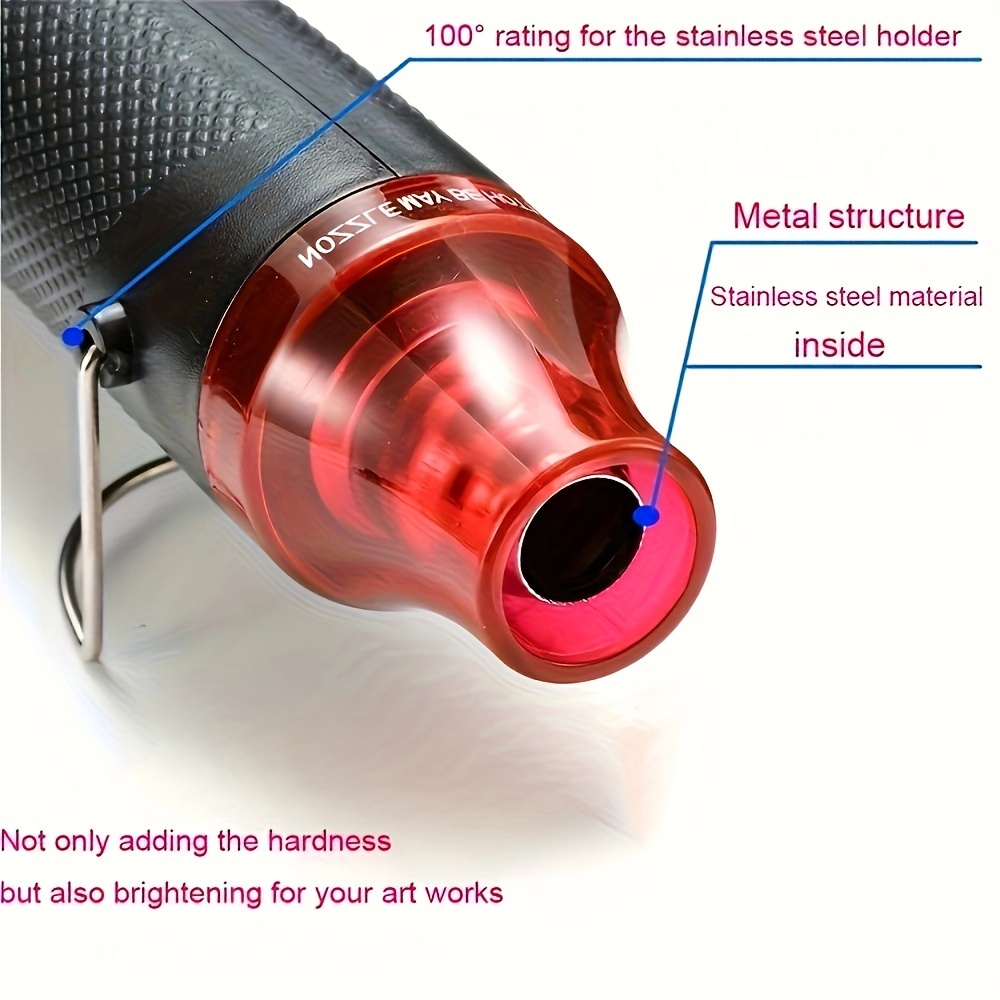Heat Shrink Tubing Kit + Mini Heat Gun For Shrink Tubing - 328pcs 2:1 Wire  Shrink Wrap Tubing + 300W Heat Shrink Gun