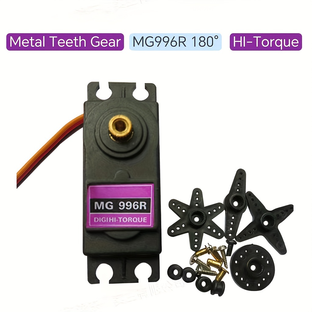 MG996R Micro Digital Servo Motor con caja de cambios de metal para RC