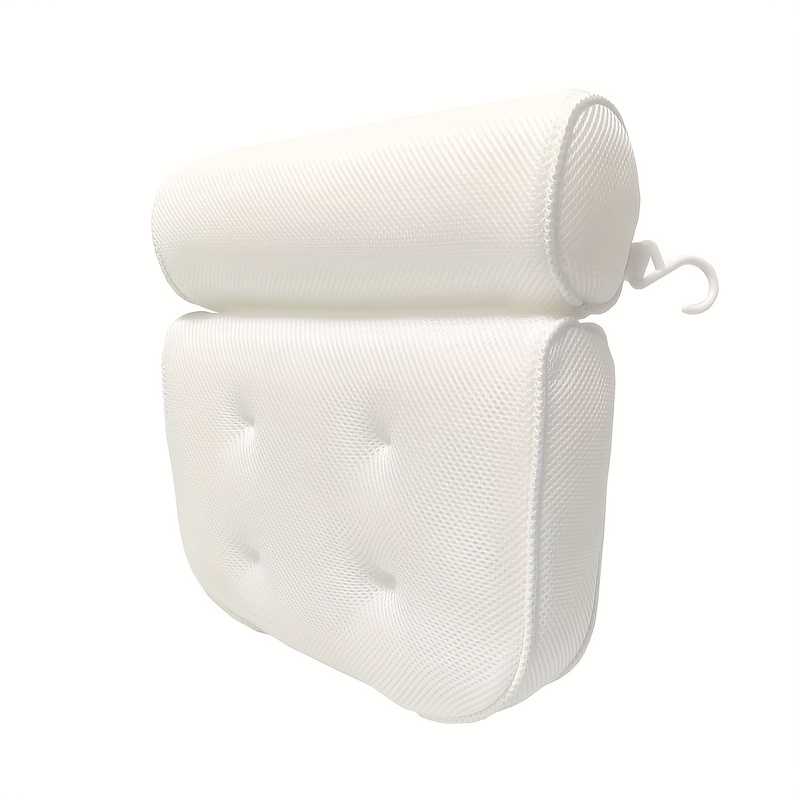 Bath Pillow With Large Non slip Suction Cups Ergonomic - Temu