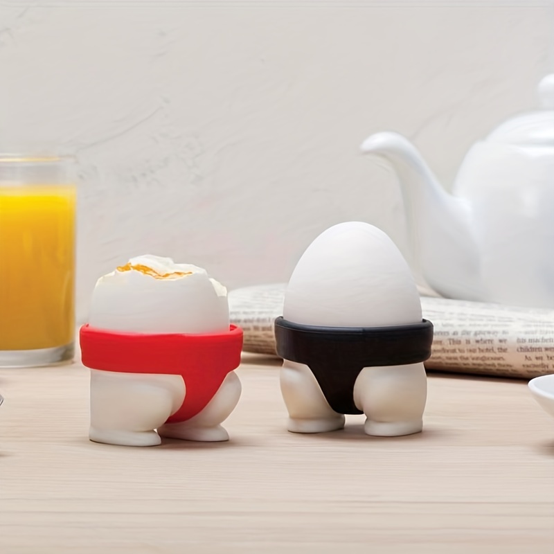 1pc 2pcs Sumo Egg Cups Silicone Egg Cups Cute Kawaii Japanese Sumo