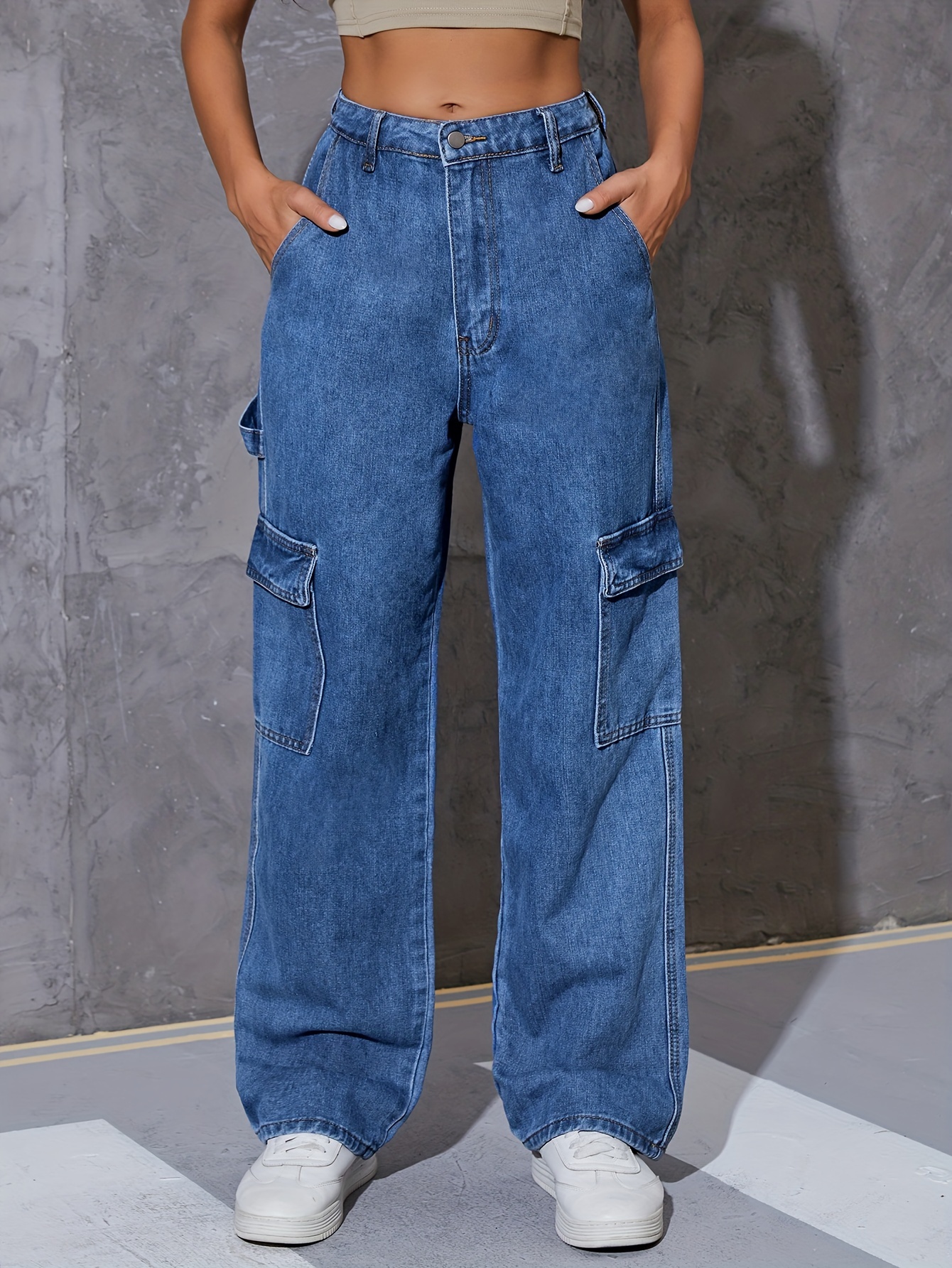 Baggy carpenter jeans - Pants - Women