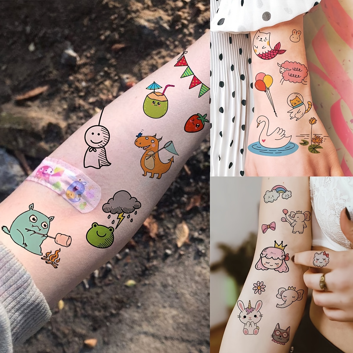 Tatuajes Temporales Mujeres Niños Niñas. Tatuajes - Temu Spain