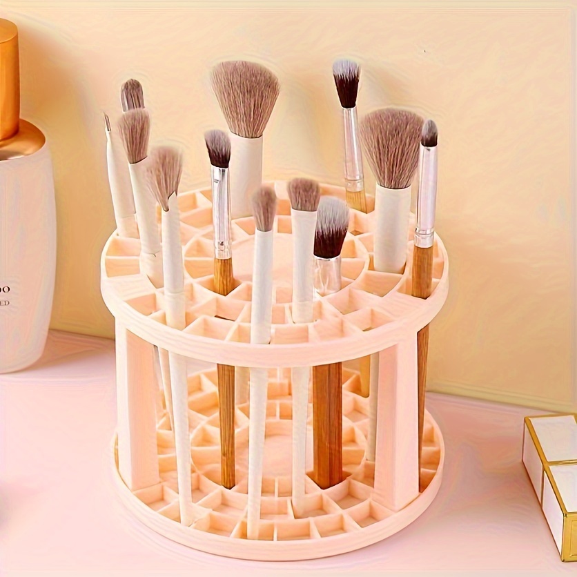 Makeup Brushes Drying Rack, Brushes Dryer, Collapsible 28 Slot Acrylic  Brush Holder Stand Tree Tray Support Display for Makeup Artist Acrylic Nail