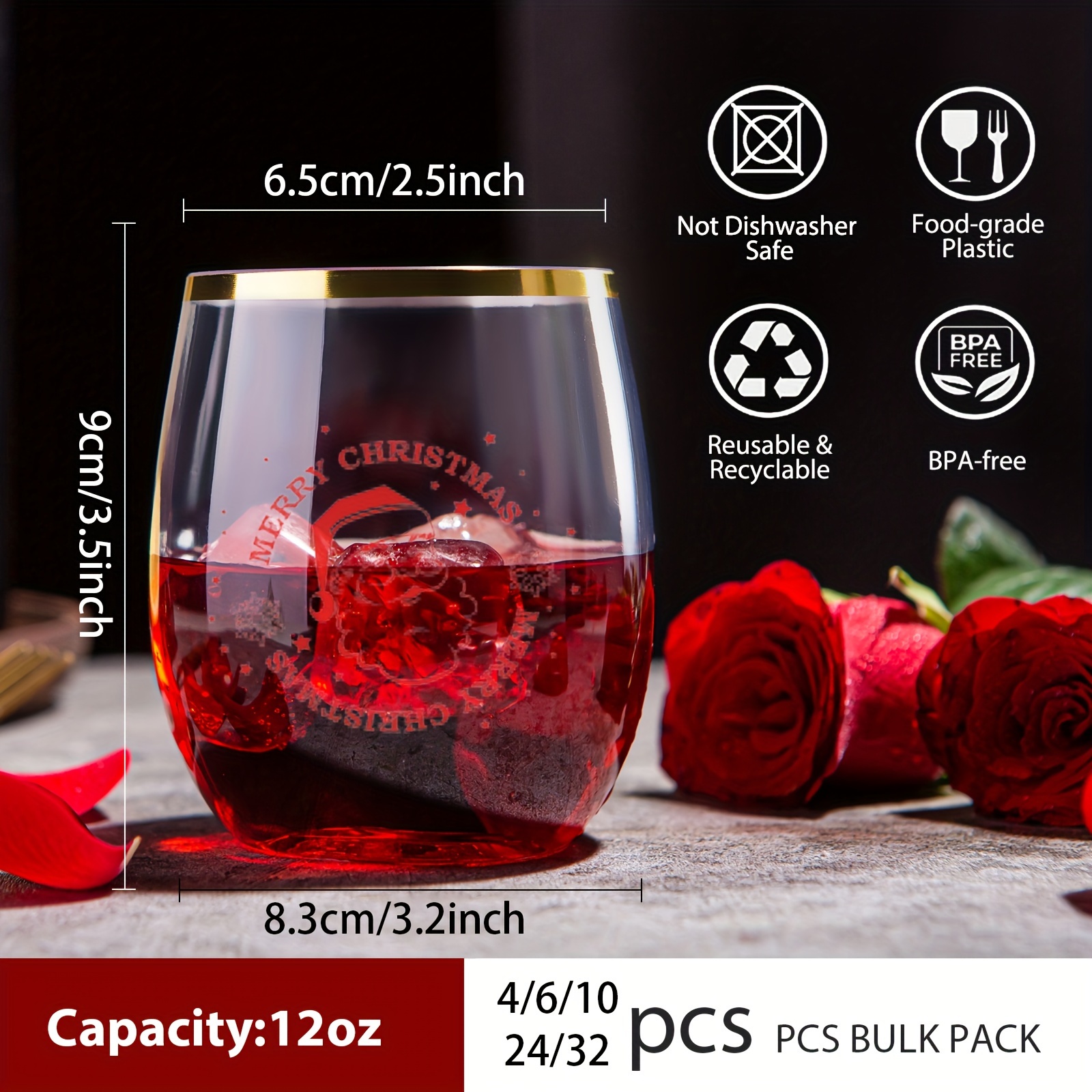 Reusable cups for wine  Cup Concept plastic wine glasses - Cup Concept