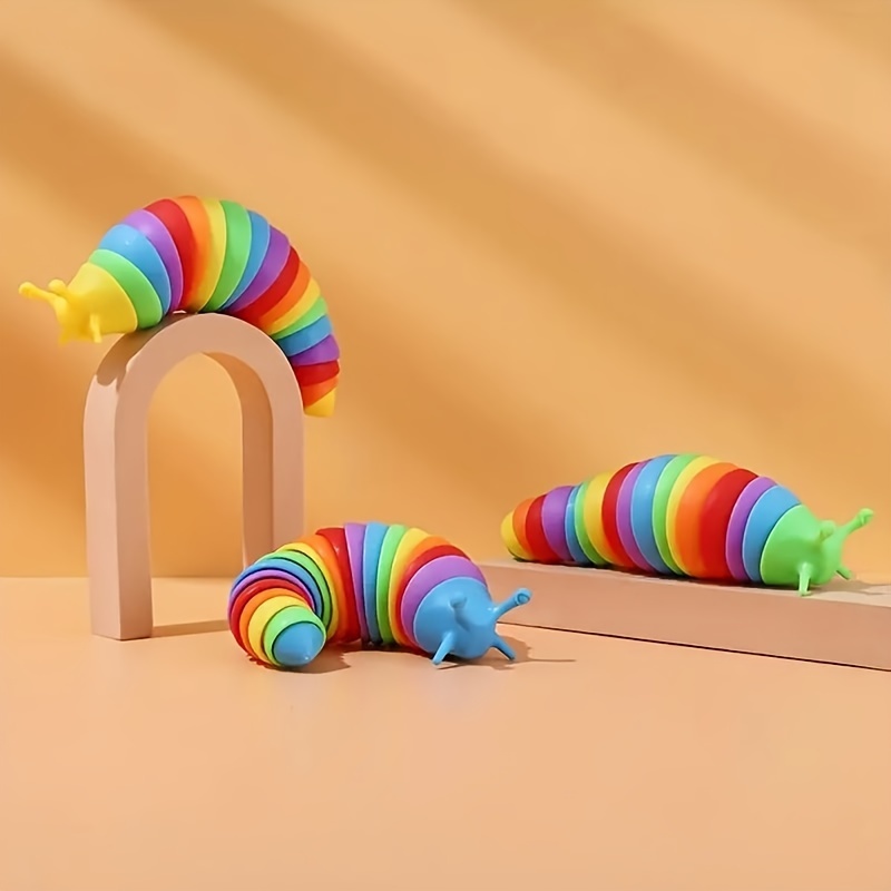 Glow in dark Caterpillar Fidget Toys Anxiety Relief Sensory - Temu