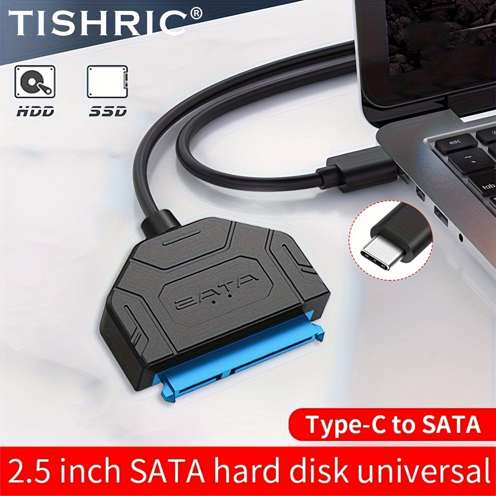 Cable SATA a USB 3,0/2,0 de hasta 6 Gbps para disco duro externo
