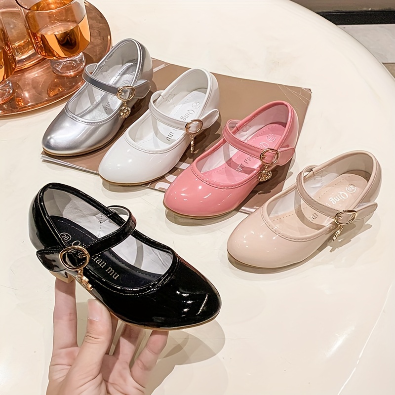 Zapatos de tacón alto para niñas, zapatos individuales de princesa, zapatos  de vestir, zapatos de rendimiento, zapatos de niños para bebés y niñas