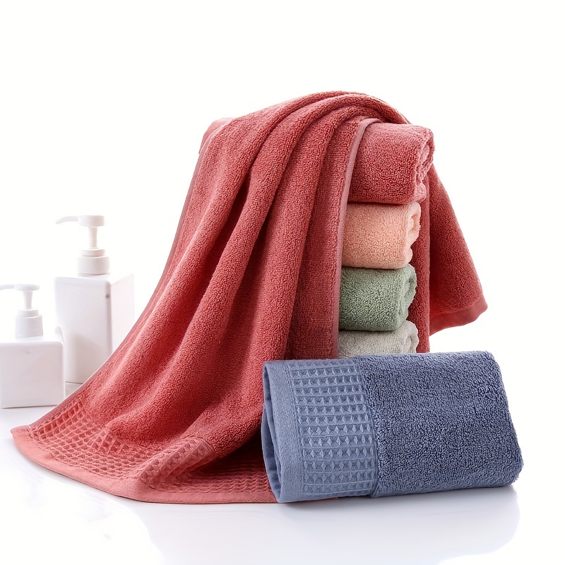 Soft Absorbent Bamboo Bath Towels Perfect For Hiking Camping - Temu