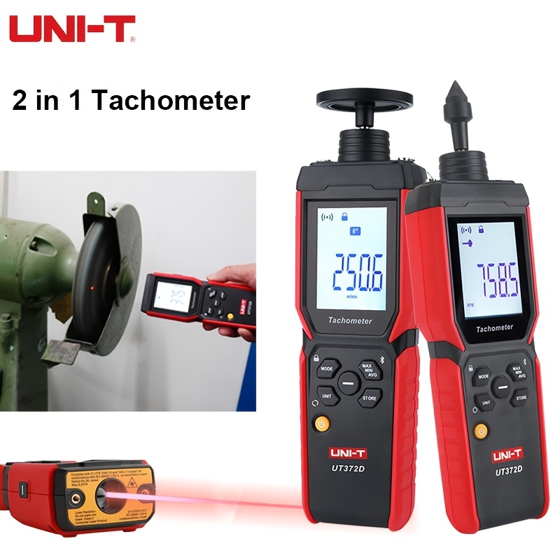 Uni t Digital Tachometer 1 Speed Measuring Meter Rpm - Temu