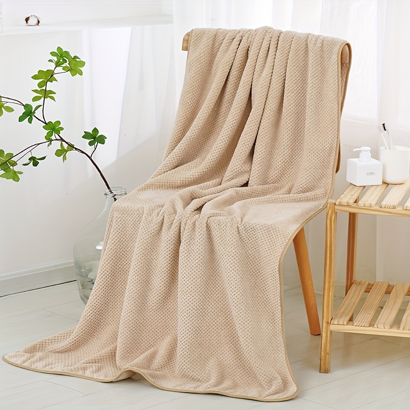 9LEE127 (Coral Fleece Bath Towels) – 9 Familee - Towel Premium
