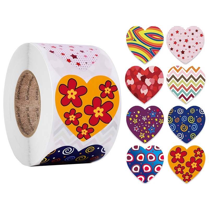 Love Valentine's Day Stickers Sealed Diy Gift Decoration Sticker Cartoon Heart  Stickers - Temu Philippines