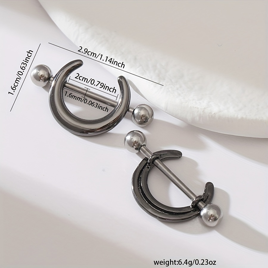 Stainless Steel Gothic Nipple Shield