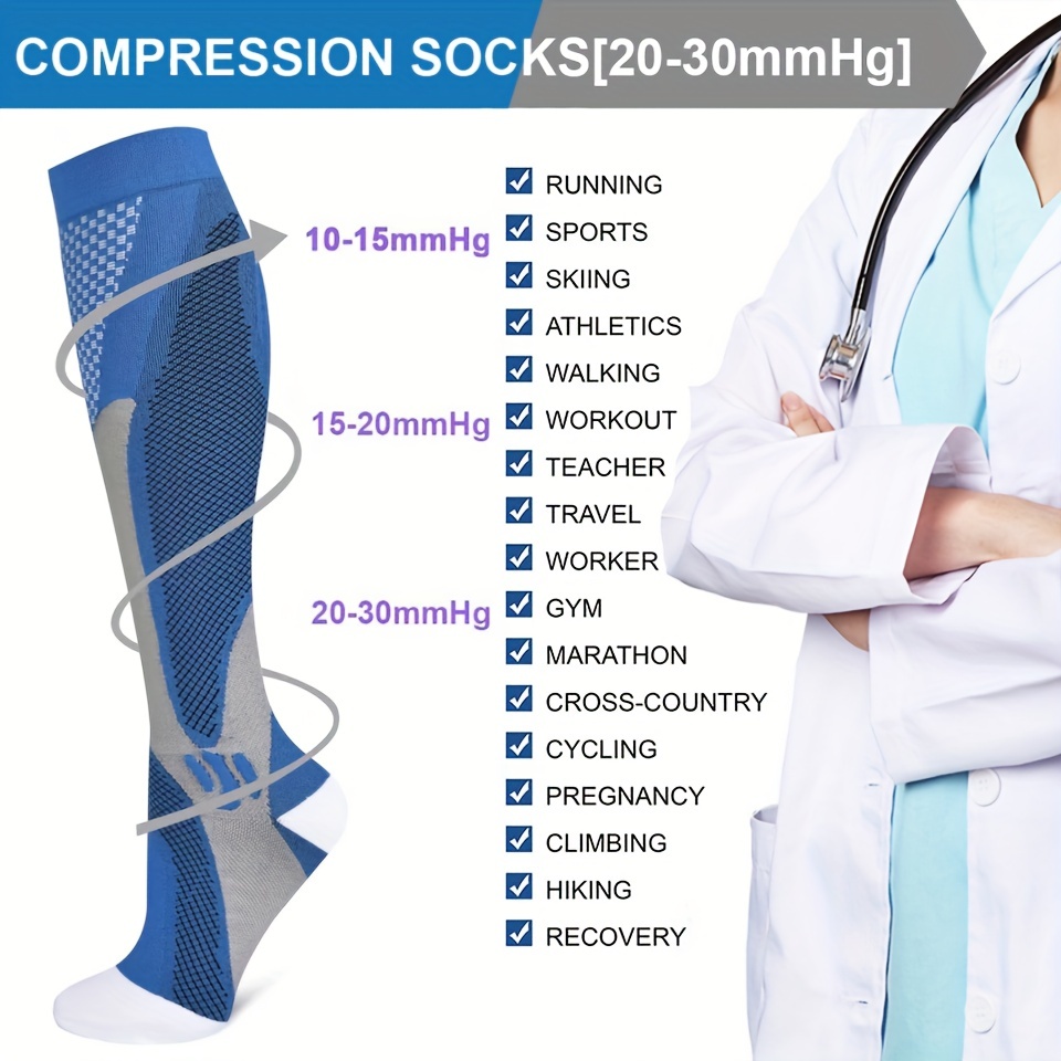 Compression Snowfall Socks Tall for men