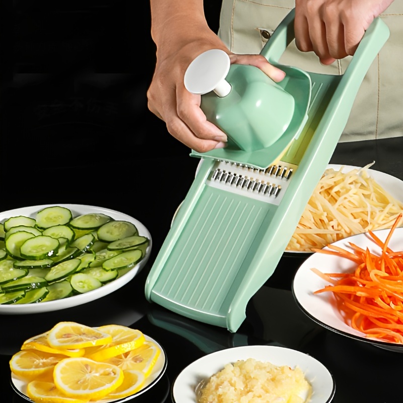 Vegetable Cutter With A Hand Gurad And Peeler, Grater, Vegetable
