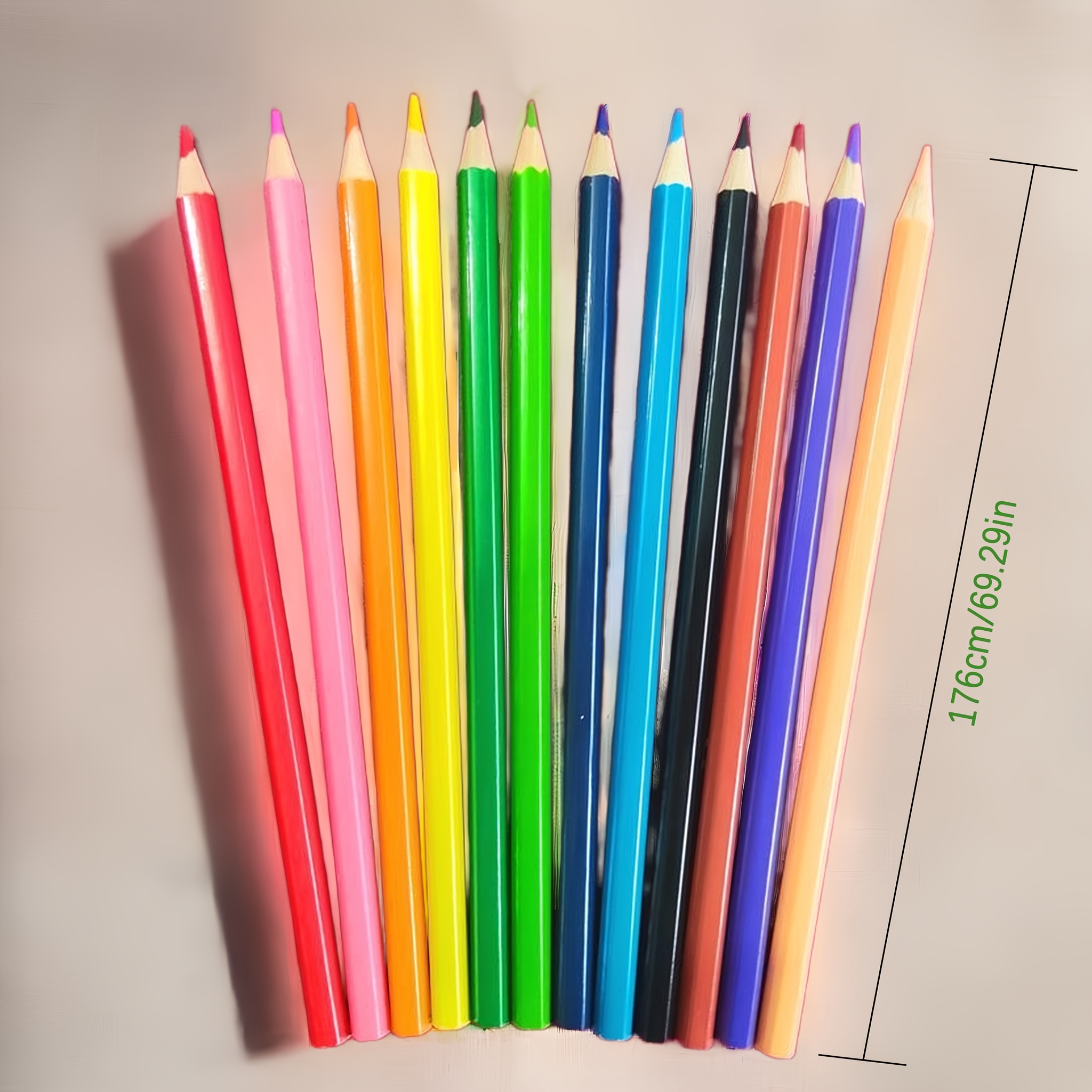 12/8pcs Rainbow Pencils, Jumbo Colored Pencils, Multicolored Pencils Art  Supplies For Adult Coloring Sketching Cute Drawing Kit Fun Pencils Cool  Stuff