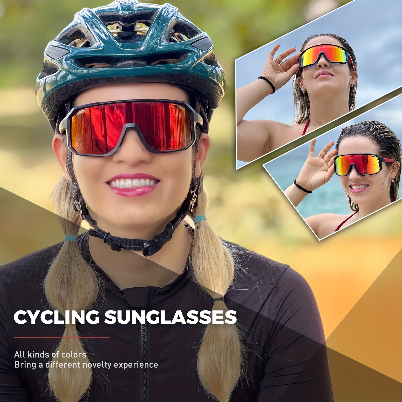 Scvcn Gafas Sol Ciclismo Mtb Deportes Aire Libre Bicicleta - Temu Spain