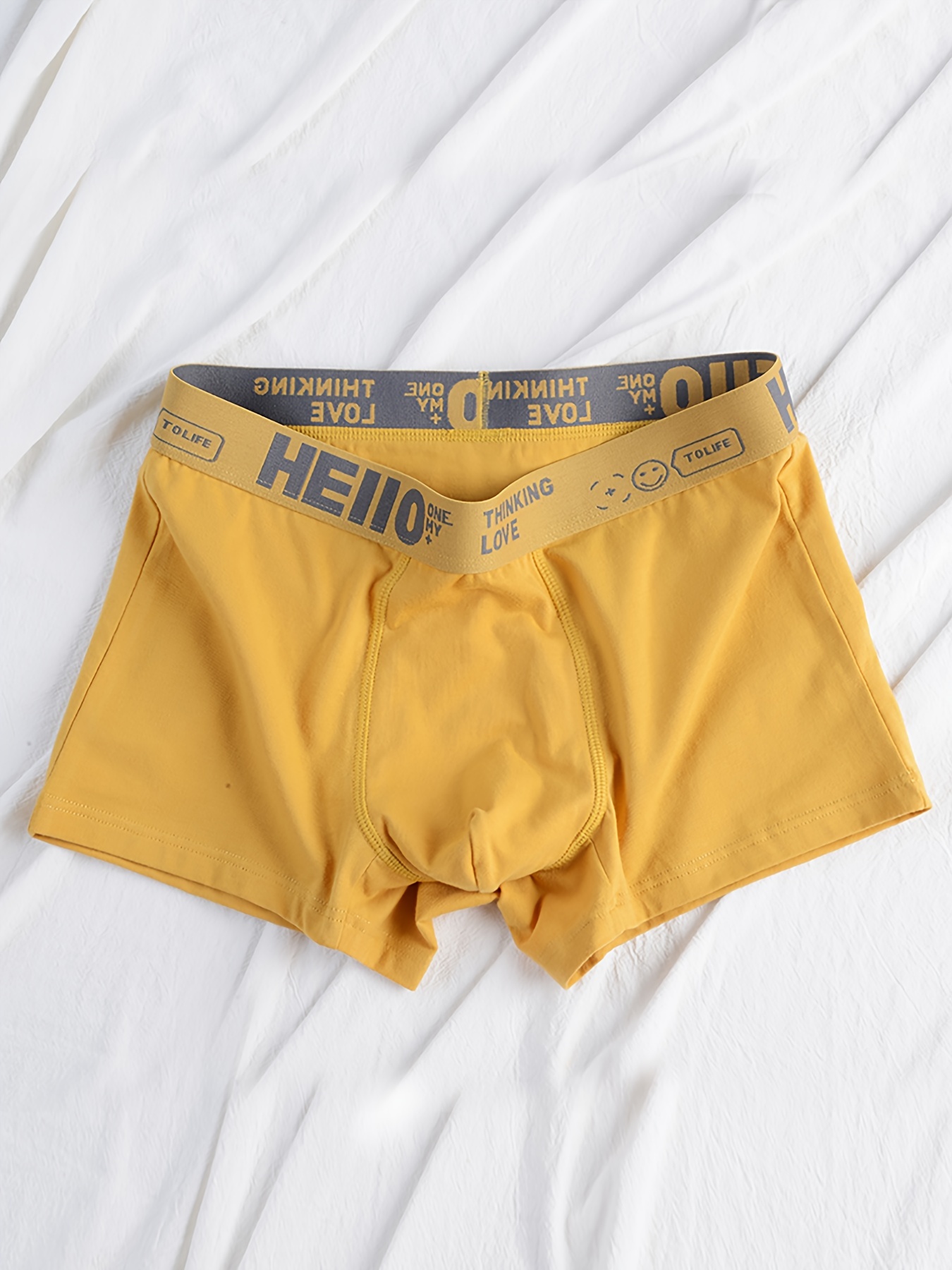 HY Men's See-Through Mesh Underpants