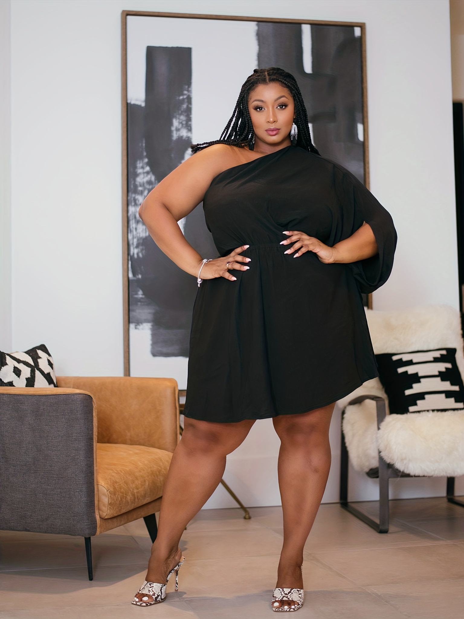 Women's Plus Size Black Dress -  Canada