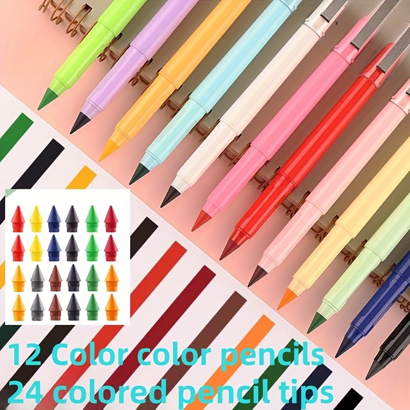 12 color/24 color Colored Pencil Set Colored Pencils For - Temu
