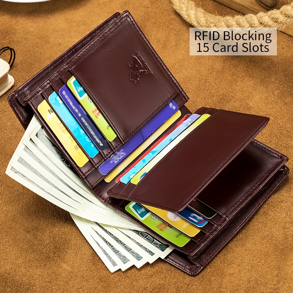 Male Bi Fold Mens Foldable Leather Wallet, Card Slots: 5
