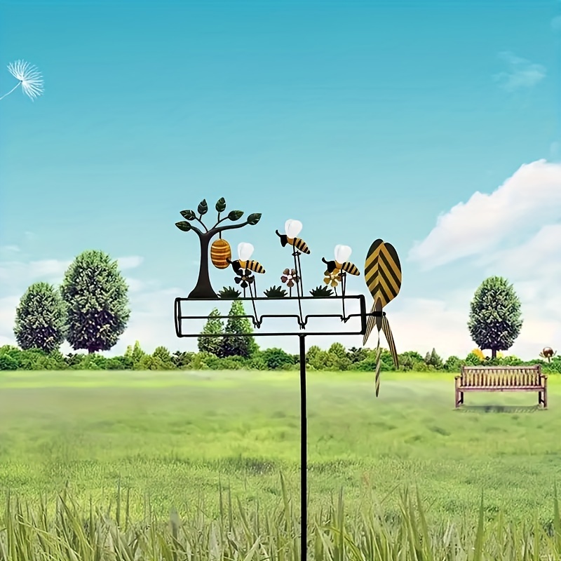 3D Animal Windmill Garden Wind Spinners Children Toy Lovely