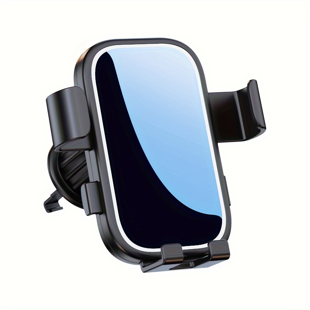 Auto Handyhalterung für die Lüftung (weiß / schwarz, ABS & TPR, 30g) als  Werbeartikel Auf