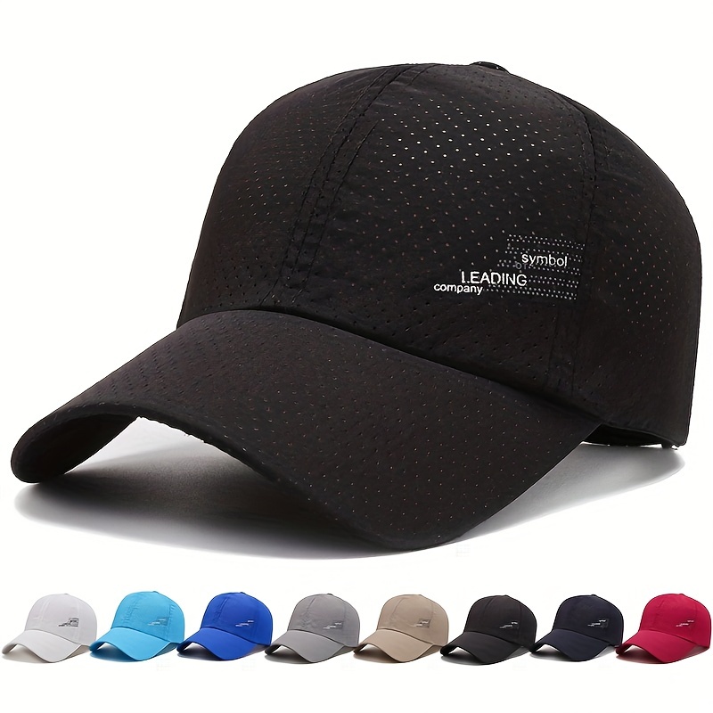 Breathable Baseball Cap Quick Drying Adjustable Sun Hat Lightweight Unisex