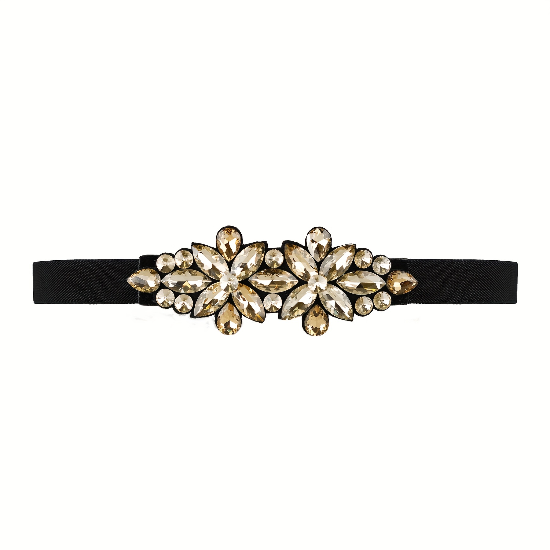 Crystal waist outlet belt