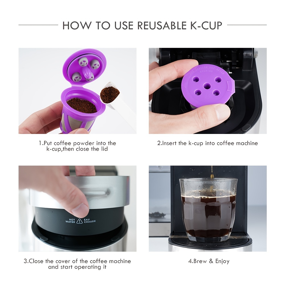 Reusable Three-Hole Coffee Capsule Filter Accessories for Ninja