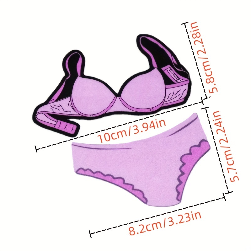 Pink Bra Reflective Car Sticker Underwear Auto Vinyl Decal