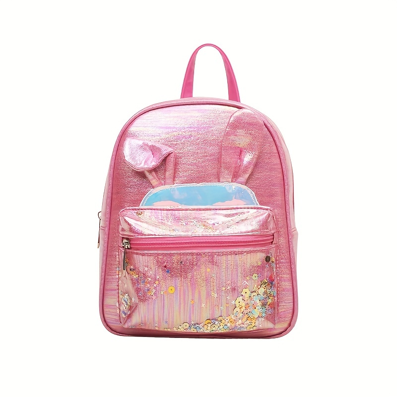 Mochila escolar para niñas, ligera, impermeable, linda mochila escolar para  adolescentes, niños, estudiantes, primaria, morado (rabbit purple)