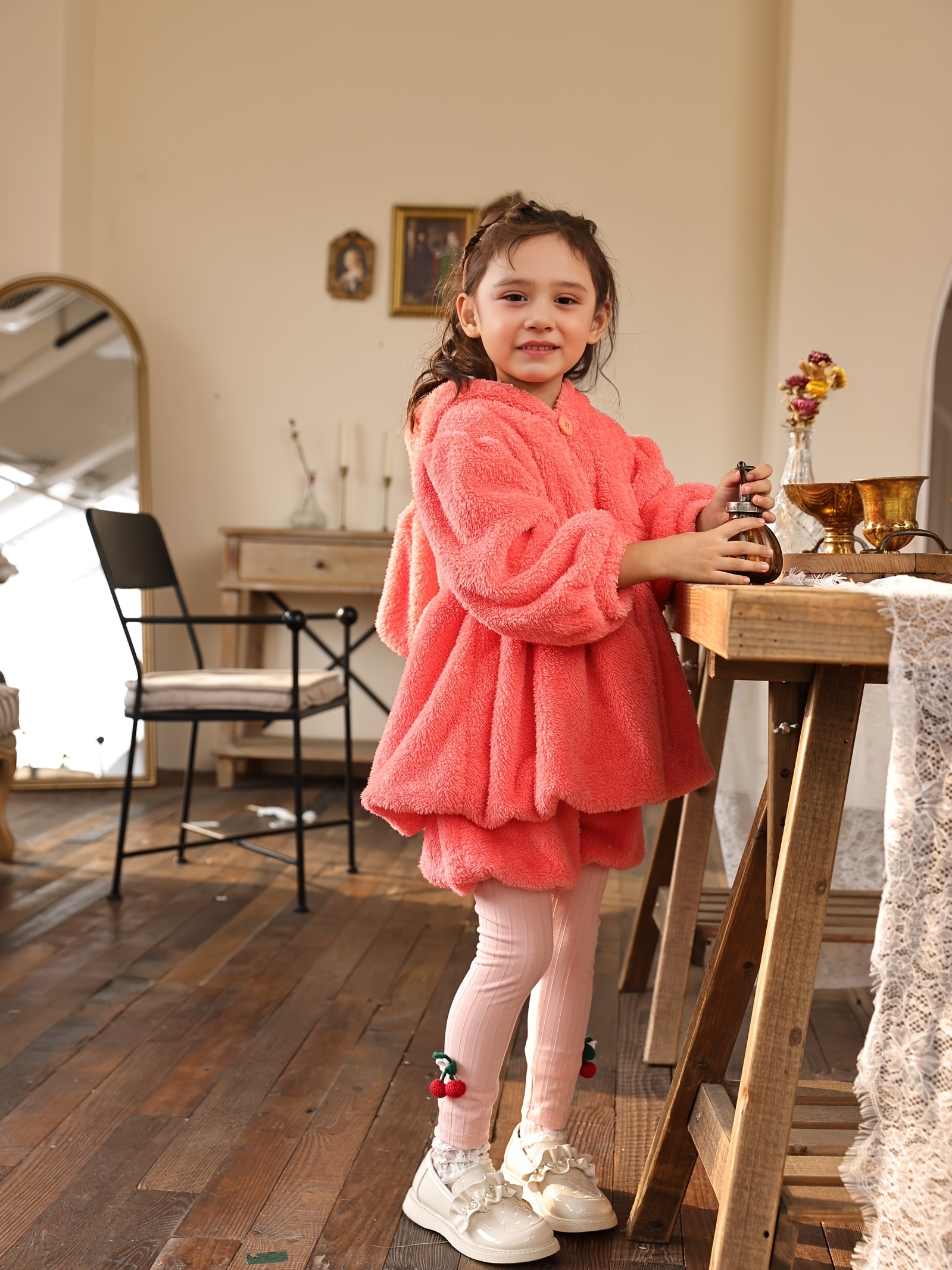 Pâques Enfants Costume Lapin Combinaison Mignon Oreilles d'Animaux Lapin  Vêtements