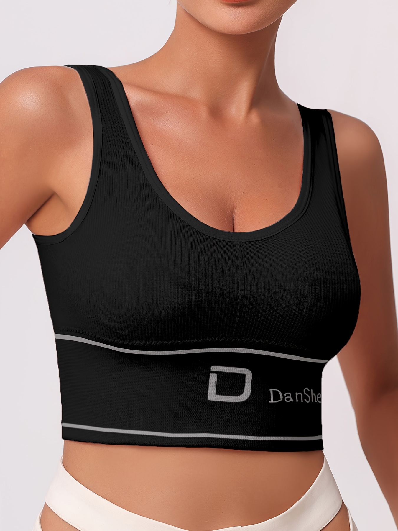 3pcs/pack, Sports Bra, Wireless, Hollow Out Design, Breathable, High  Support, Push Up, Suitable For Yoga