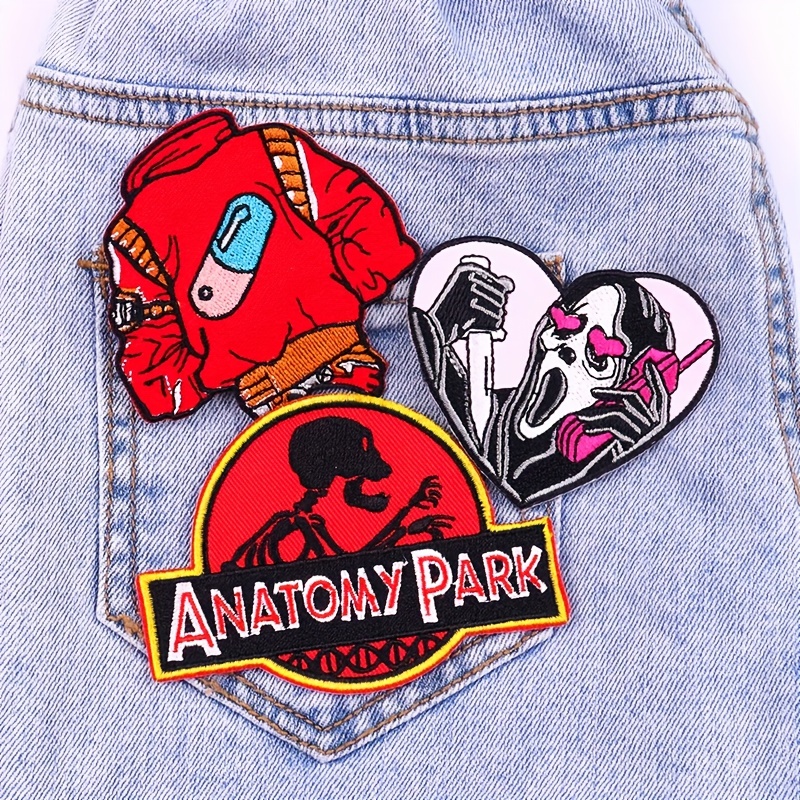 Fashion Alphabet Slogan Patches For Clothing, Punk Patches On
