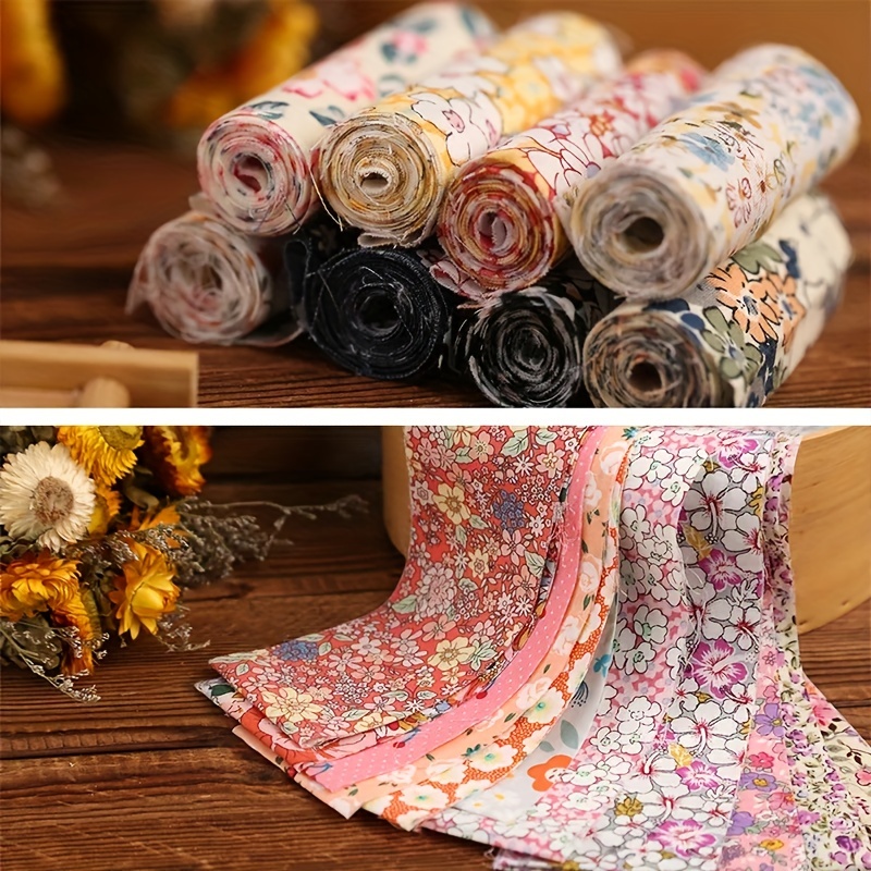 

36pcs/roll 6.5cm*50cm/2.55in*19.7in Jelly Roll Strips Fabric For Patchwork Needlework Cotton Sewing Quilting Printed Fabric Doll Cloth