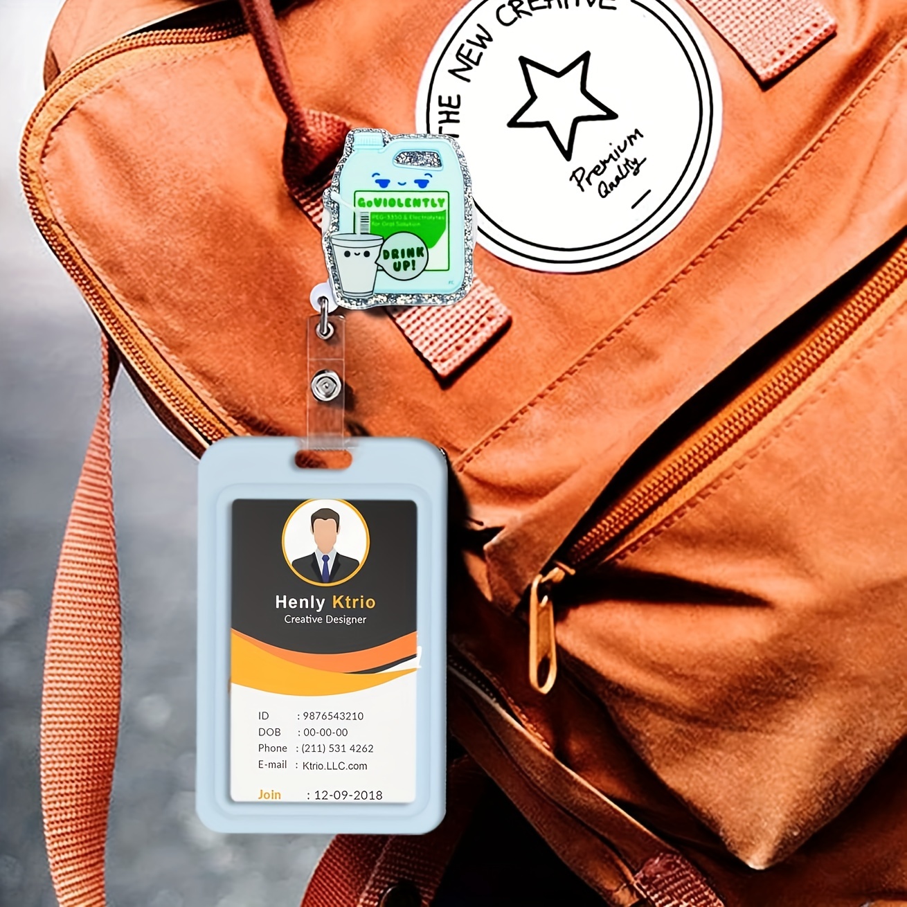 Orange Halloween Rainbow Badge Reel, Medical Nurse Rn Holder - Yahoo  Shopping