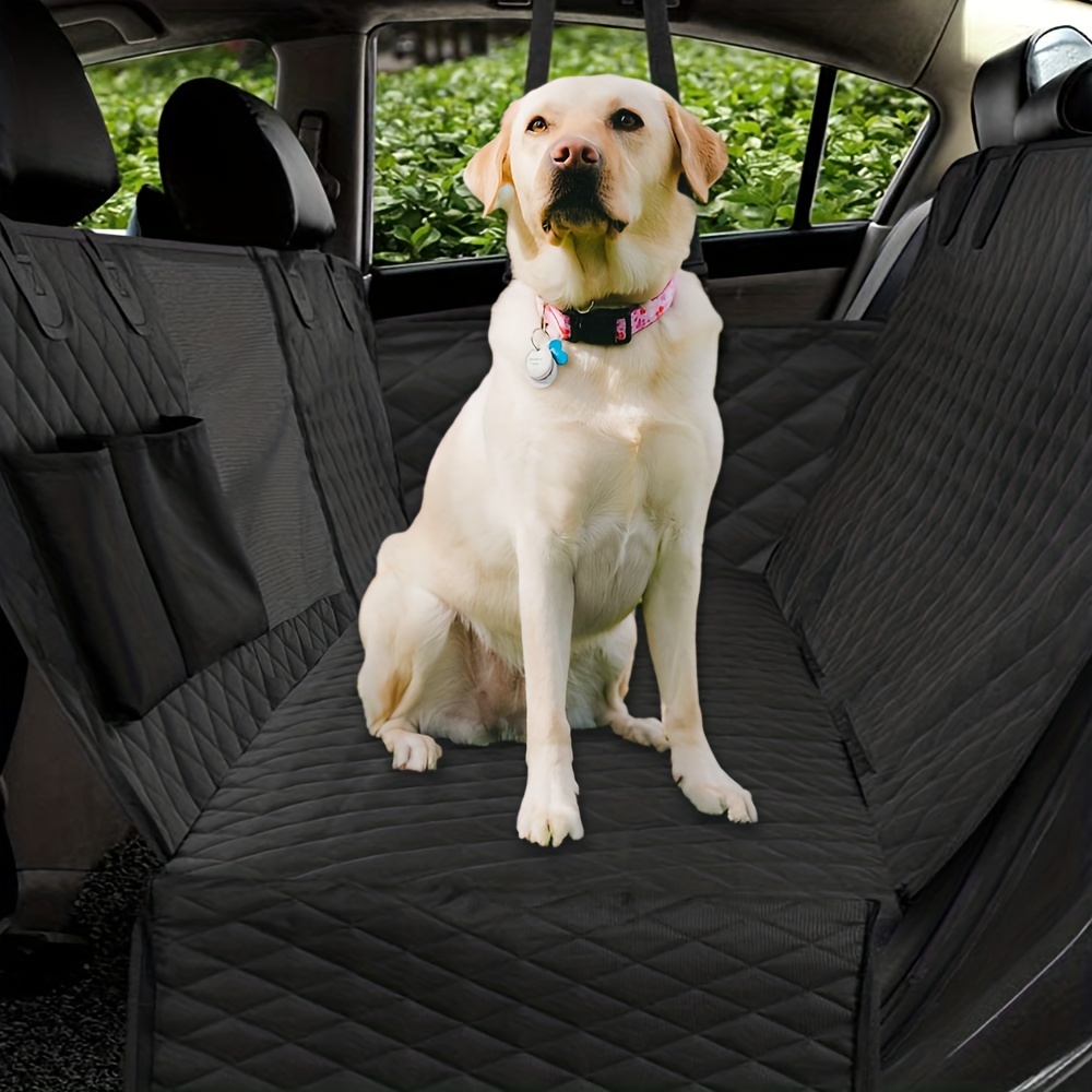 Keep Your Car Clean & Safe: Waterproof Pet Car Seat Cover With Mesh Window  - Temu Latvia