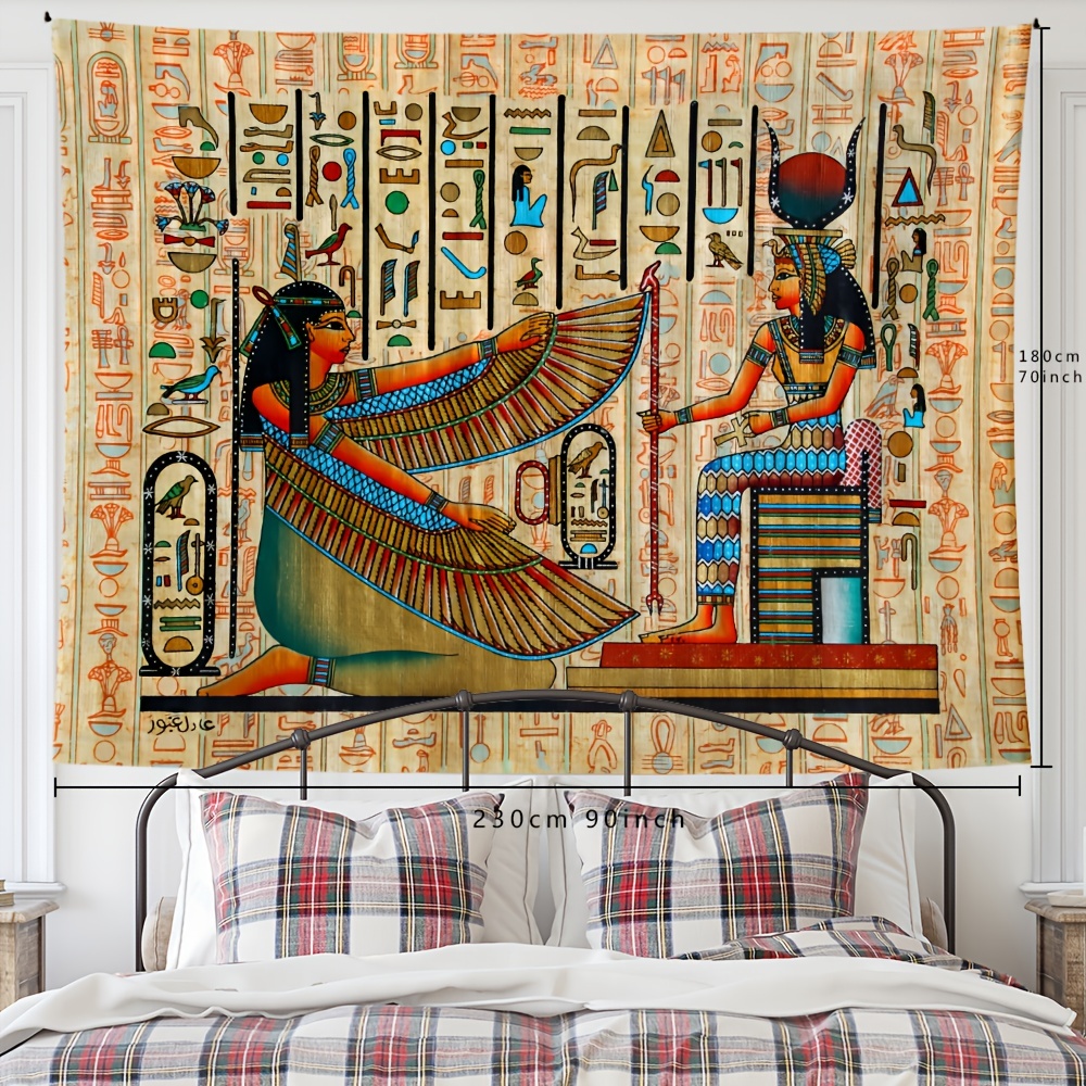 Egyptian Tapestry Dormitory Decoration Wall Hanging Ancient - Temu