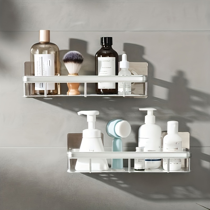 Multifunctional Wall Mounted Shower Caddy Shelf, Punch-free