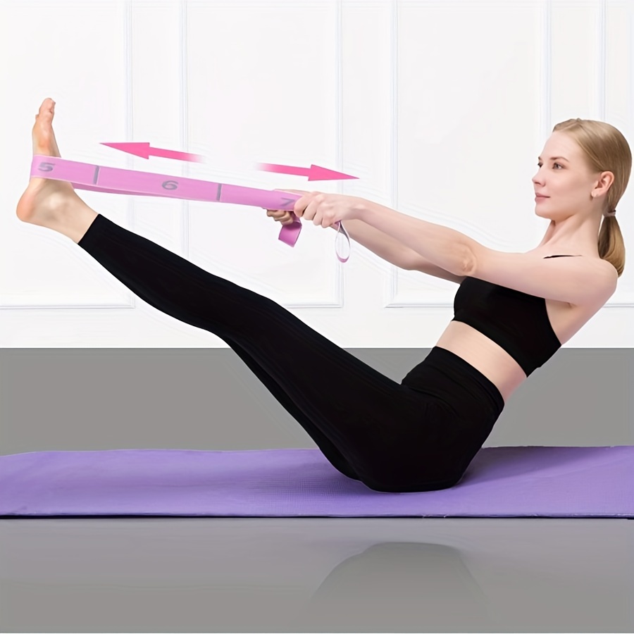 Digital Yoga Stretching Rope Solid Fitness Resistance Rope